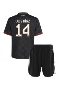 Bayern Munich Luis Diaz #14 Babyklær Tredje Fotballdrakt til barn 2025-26 Korte ermer (+ Korte bukser)